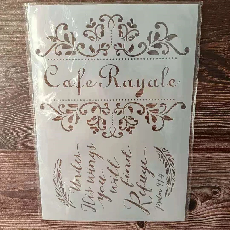 

Furniture Stencil Template - Reusable Stencil for Baking/Journal/Scrapbook/Ink Pad/Spray/Hand Painting/Cloth//Wall /Furniture
