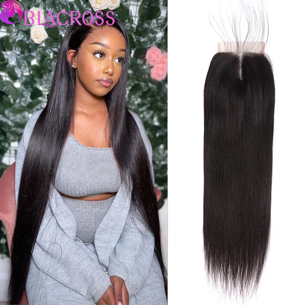 

2X6 4x4 5x5 6X6 Lace Closure Transparent 8-20inch Straight Lace Frontal Brazilian Remy Hair Pre Plucked With Baby Hair