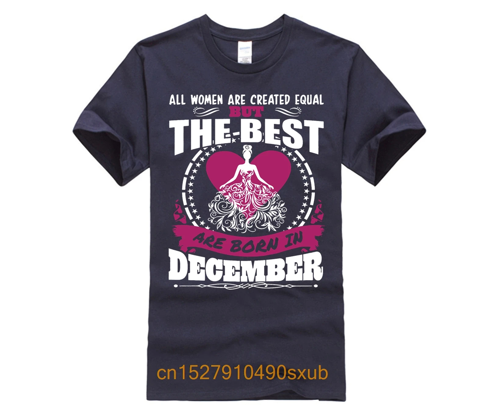 

Created Equal Birthday In December man's T Shirt Harajuku T Shirt man Short Sleeve Cotton High Quality Woman T-shirt