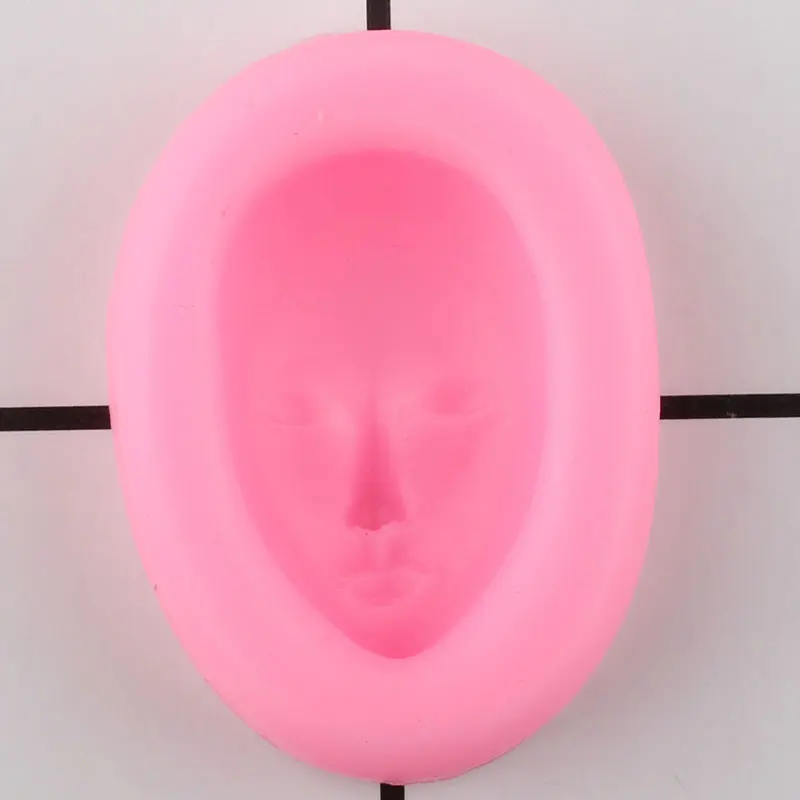 3D девушка уход за кожей лица силиконовые формы инструменты для украшения тортов