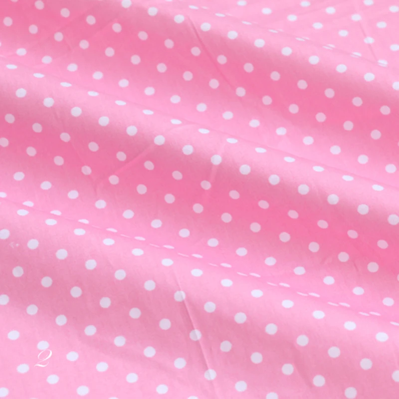 Саржевая ткань в горошек из 100% хлопка для изготовления пижам простыни шитья и