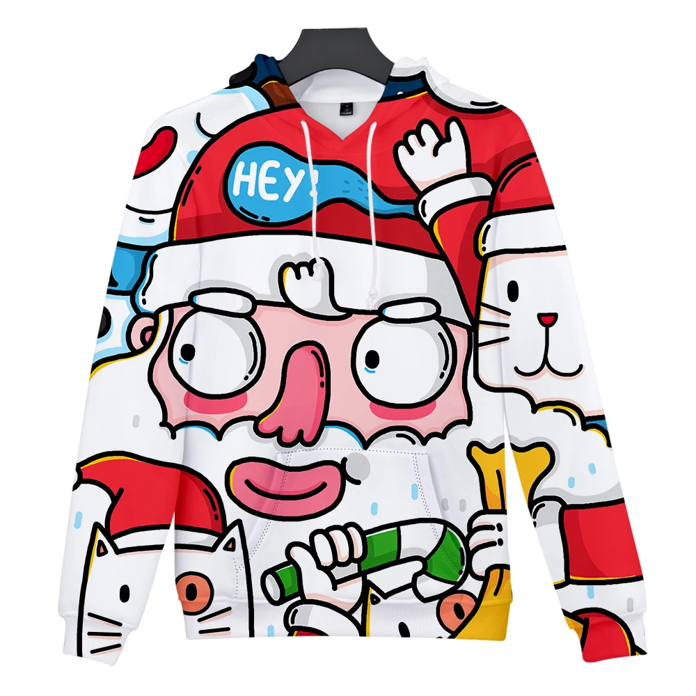 

Happy Merry Christmas beautiful 3D Hoodies Sweatshirts adults and children Casual Soft High quanlity Christmas Clothing pullover