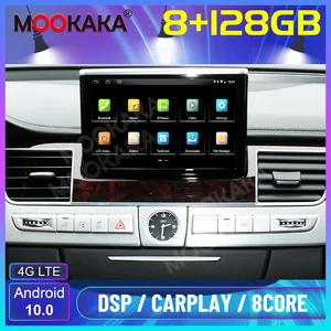 android 10 0 8 core 8gb128gb car radio gps audio for audi a8 2009 with 1920720 gps auto stereo multimedia navigation rotate free global shipping