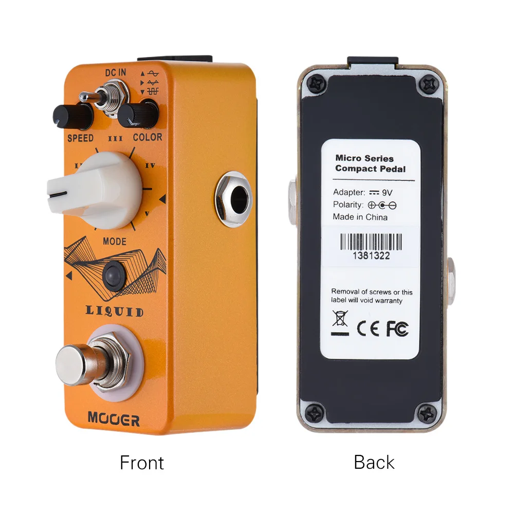 

Mooer Mini Liquid Digital Phaser Guitar Effect Pedal with 5 Different Effects 3 Selectable True Bypass Guitar Accessories