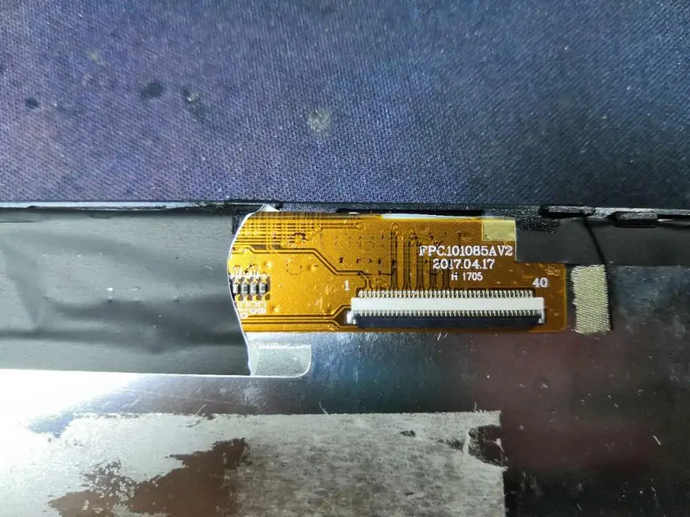 WJWX101085A FPC101085AV2 10 1 дюймовый 40-контактный ЖК-дисплей |