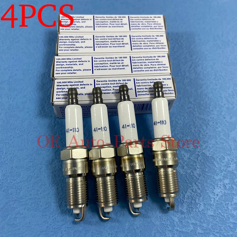

4PCS Iridium Spark Plug For Chevrolet Colorado Silverado Cadillac CTS Buick GMC Hummer H2 Pontiac 41-110