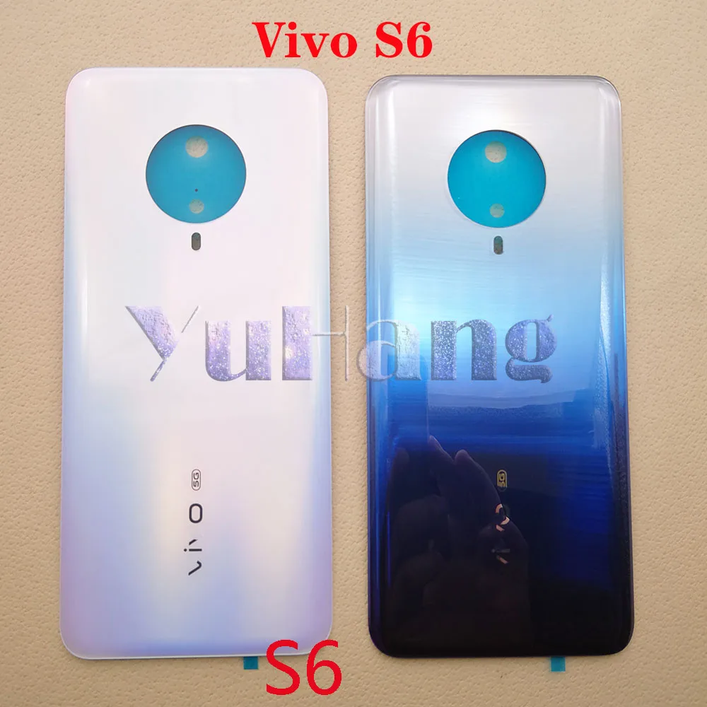 

Оригинальная новая задняя крышка батарейного отсека для Vivo S6 Запасная часть