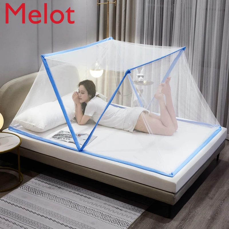 

Installation-Free Foldable Mosquito Net Household 1.8M Bed Bottomless Mosquito Net 1.5 M Student Dormitory Bunk Bed