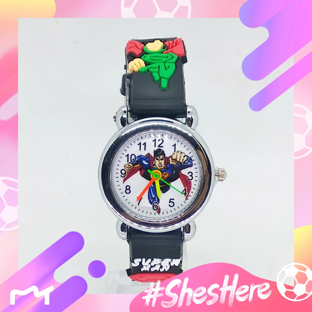 Часы детские электронные с Суперменом силиконовые 2020 | Наручные часы