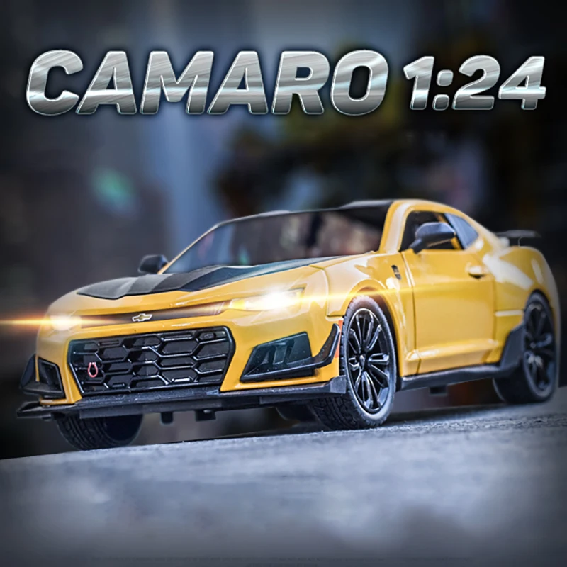 1/24 игрушечные машинки Chevrolet игрушечный Camaro модель автомобиля коллекция брелок