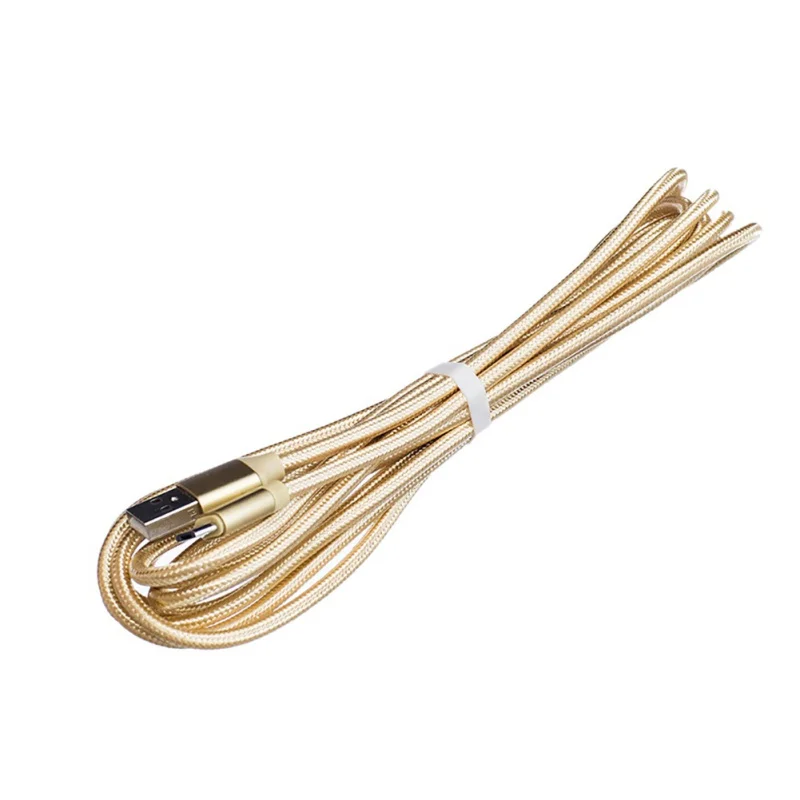 Straight Head Weaving for Android 1m Pink White Color Cable Line NEW | Электроника