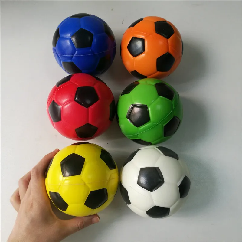 random color 10 см игрушка из пенопласта, футбольные антистрессовые мячи, детские игрушки, мячи, мягкие игрушки для детей - Цвет: random color