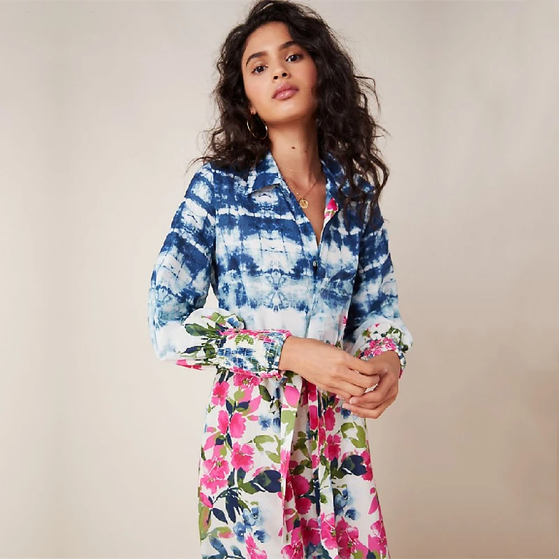 

2021 Boho Bikini Cover-ups Cotton Tunic Bohemian Printed Summer Beach Dress Elegant Women Beach Wear Bathing Suit Cover Up