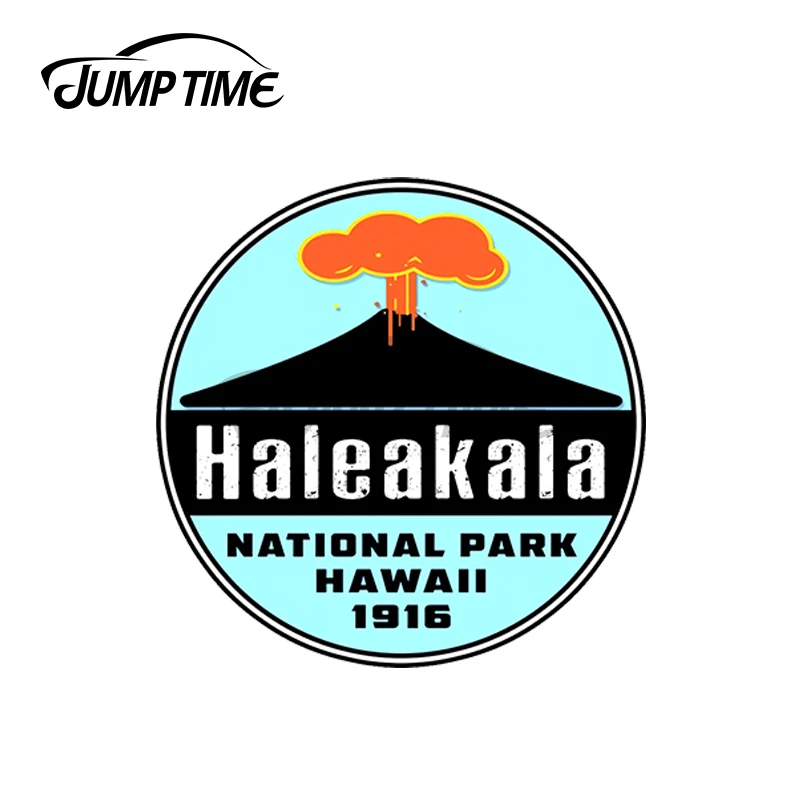 JumpTime 13x13 см Haleakala национальный парк Гавайская наклейка для серфинга стекло защиты