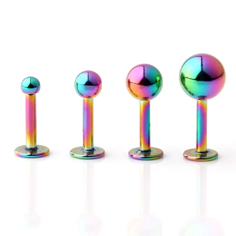 Серьга-гвоздик из нержавеющей стали 316L для пирсинга 16 г 6 мм