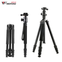 weifeng wf 6620a pro aluminum tripod monopod with ball head for slr cameras
