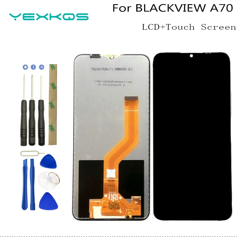 ЖК-дисплей и сенсорный экран для Blackview A70, 100% дюйма, для Blackview A70, Android 11, 6,5x720, инструменты