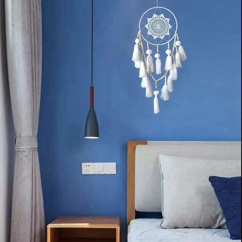

Handmade Dream Catcher Wind Chimes Home Hanging Craft Gift Dreamcatcher Ornament Car Hanging Bedroom Decoration
