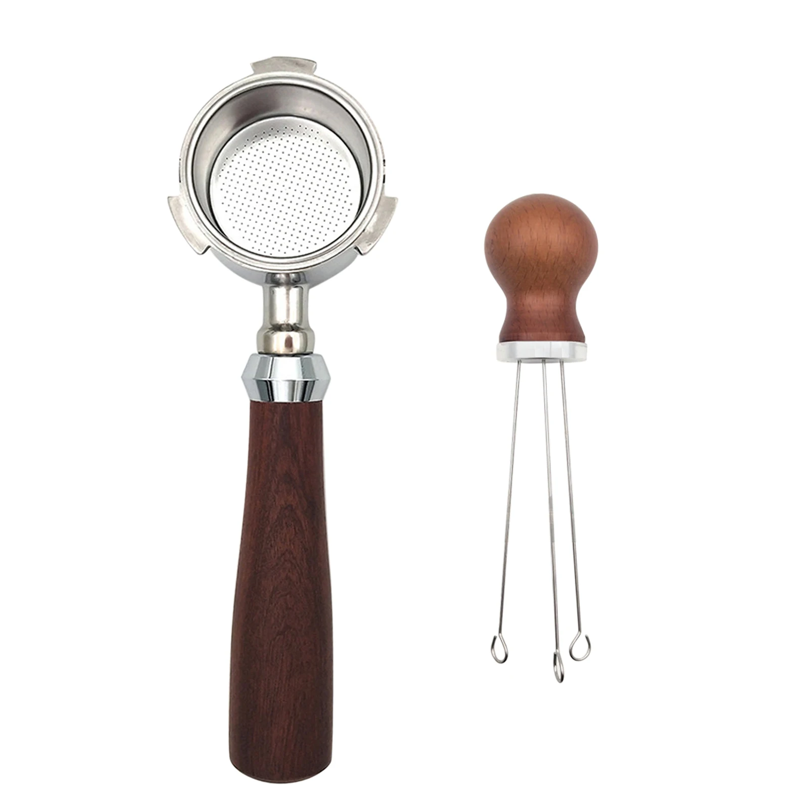 

Replacement Part Handle Coffee Accessories Multifunction Bottomless Portafilter With Cup Filter Basket Kitchen Durable