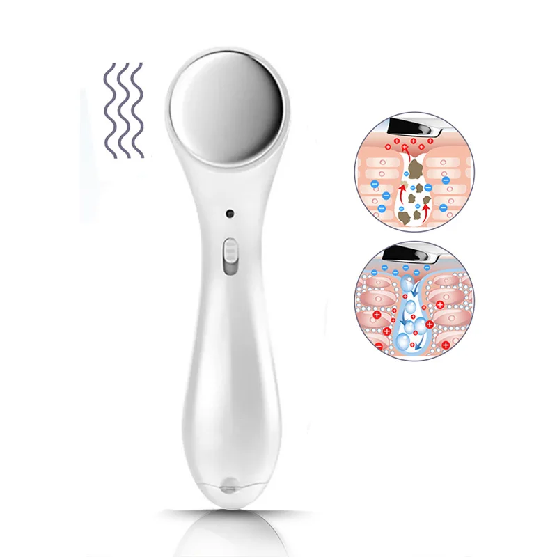 Ультразвуковая щетка для чистки лица холодный молоток лифтинг Вибрационный