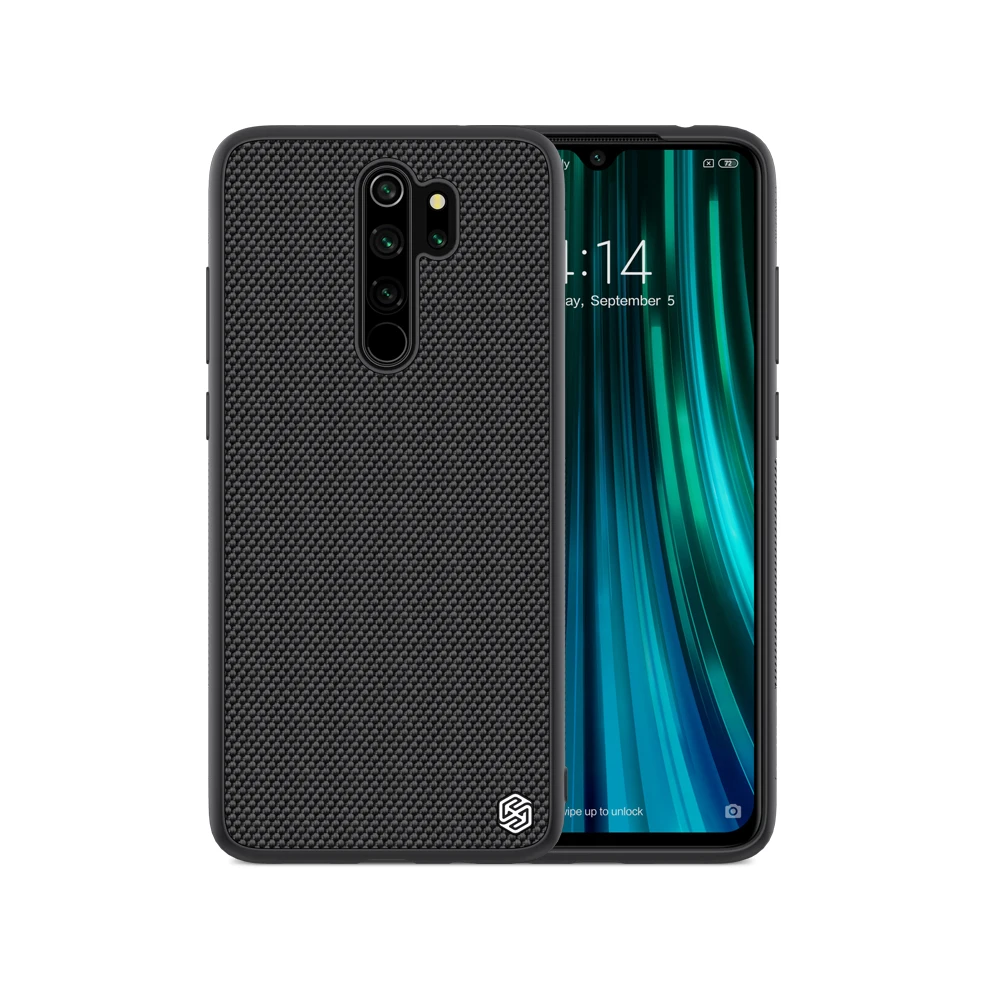Чехол из нейлона Nillkin для Xiaomi Redmi Note 8 Pro текстурированная Задняя Крышка нескользящая тонкая и светильник чехол s