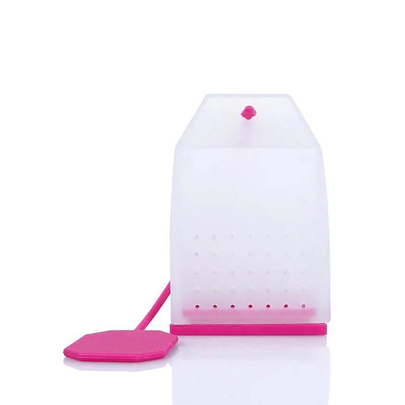 Пищевые силиконовые чайные пакетики YIBO цветные ситечки для чая травяные фильтры