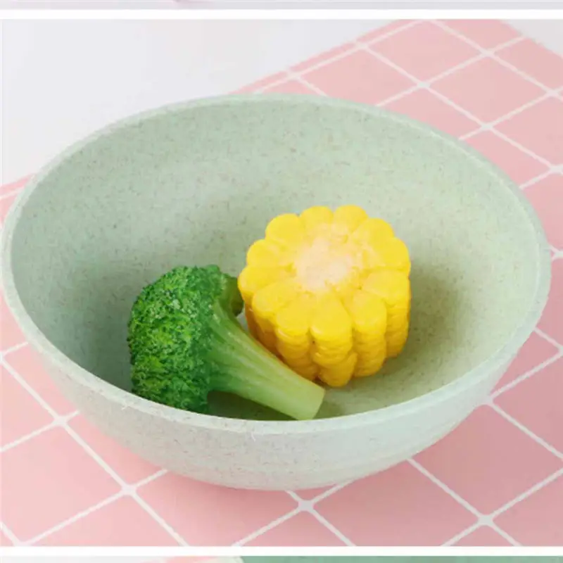 Креативная миска для лапши Ramen пшеничная посуда твердая кормления тарелка ложка