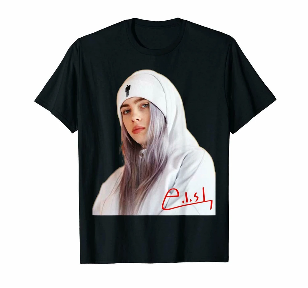 Черная футболка для фанатов Billie Eilish с глазами океана When The Party's S 3Xl брендовая