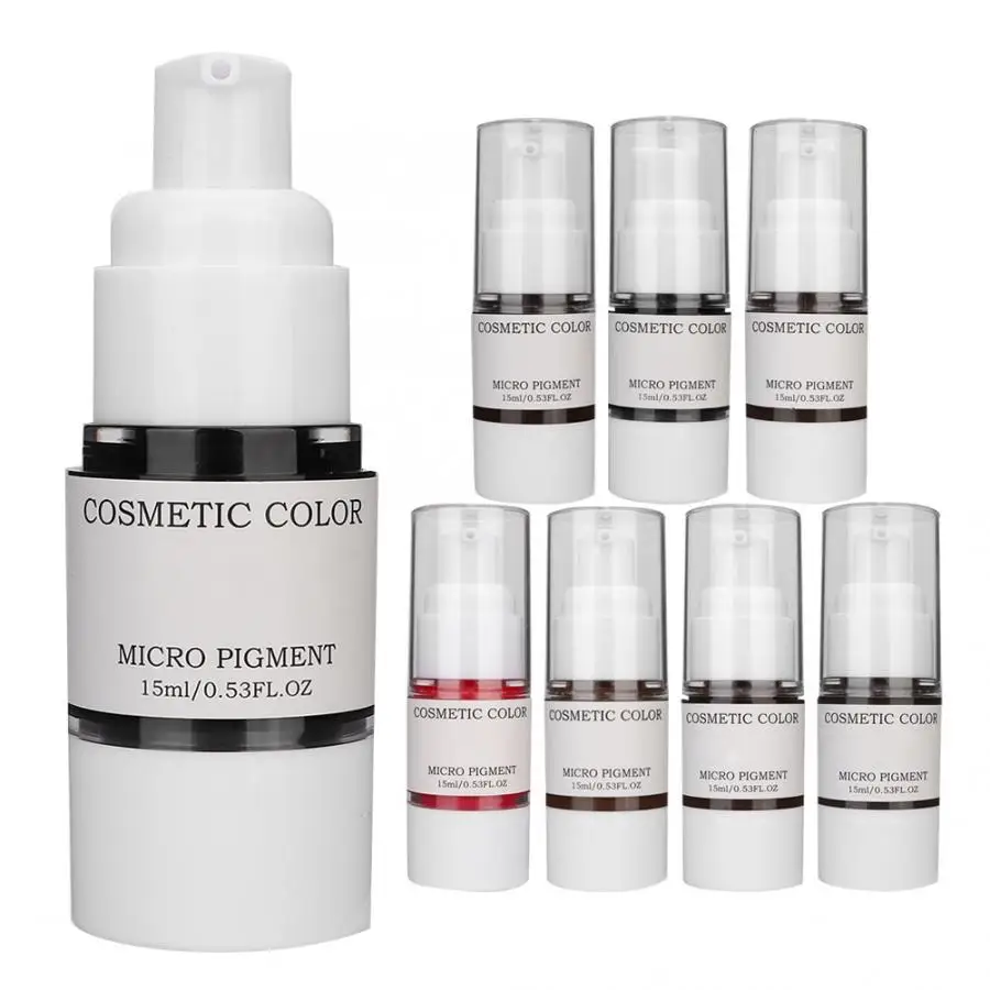 Тату чернил растительные экстракты микроблейдинг длительная татуировка для губ