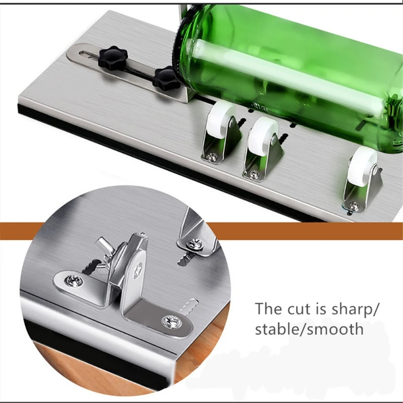 

7XEA DIY Glass Bottle Cutter Machine for Cutting Wine Beer Liquor Many Glass Bottles Complete Bundle for Handicraft Projects