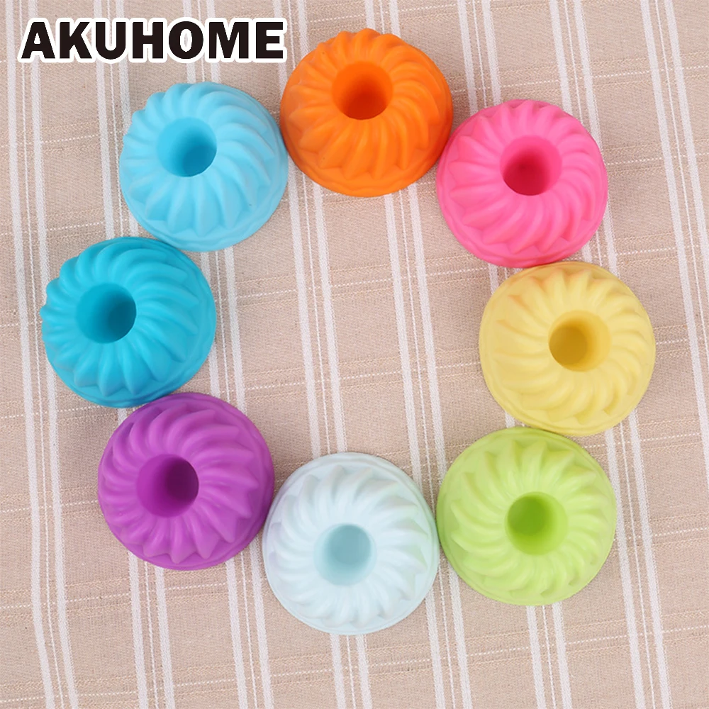 Пищевая силиконовая печь для прессформы чашки маффина с круглой чашкой