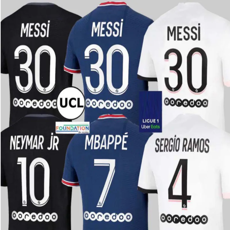 

Messis 21 22 PSG shirt MARQUINHOS RGIO RAMOS Home away KIMPEMBE VERRATTI ICARDI MARIA new Third 21 22 psg men shirt jersey