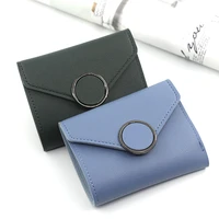 wholesale women wallet three fold 0 letter lady student purse cute fashion wallet credit card bank card bus card purse gifts