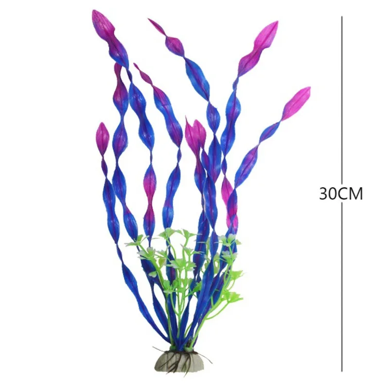 

Week Accessories Fish Tank Landscaping Simulation Aquatic Plants Aquarium Decoration Plastic 30CM Water Grass Underwater Life