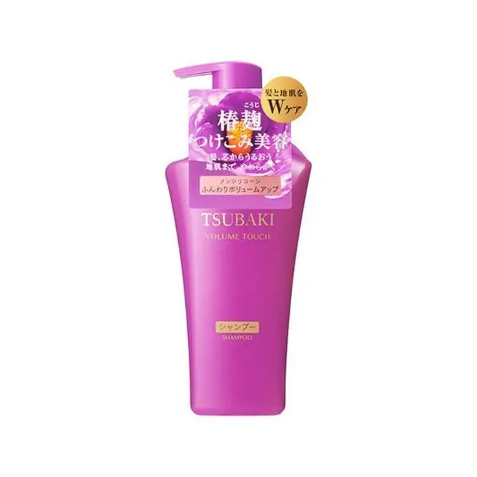 Shiseido &quotTsubaki Volume Touch&quot Шампунь для волос придания объема с маслом камелии 500