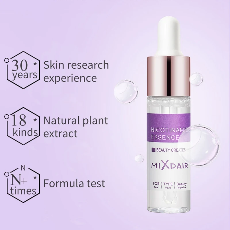 Nicotinamide стоковый раствор стойкий Увлажняющий Осветляющий пигмент тон кожи