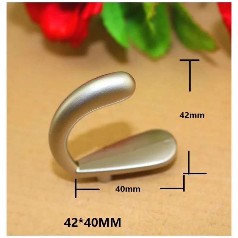 

Wall Hooks,Clothes Hat Photo Picture Apartments Hook With 2 Screws Chrome Color,42*40mm,1Pc