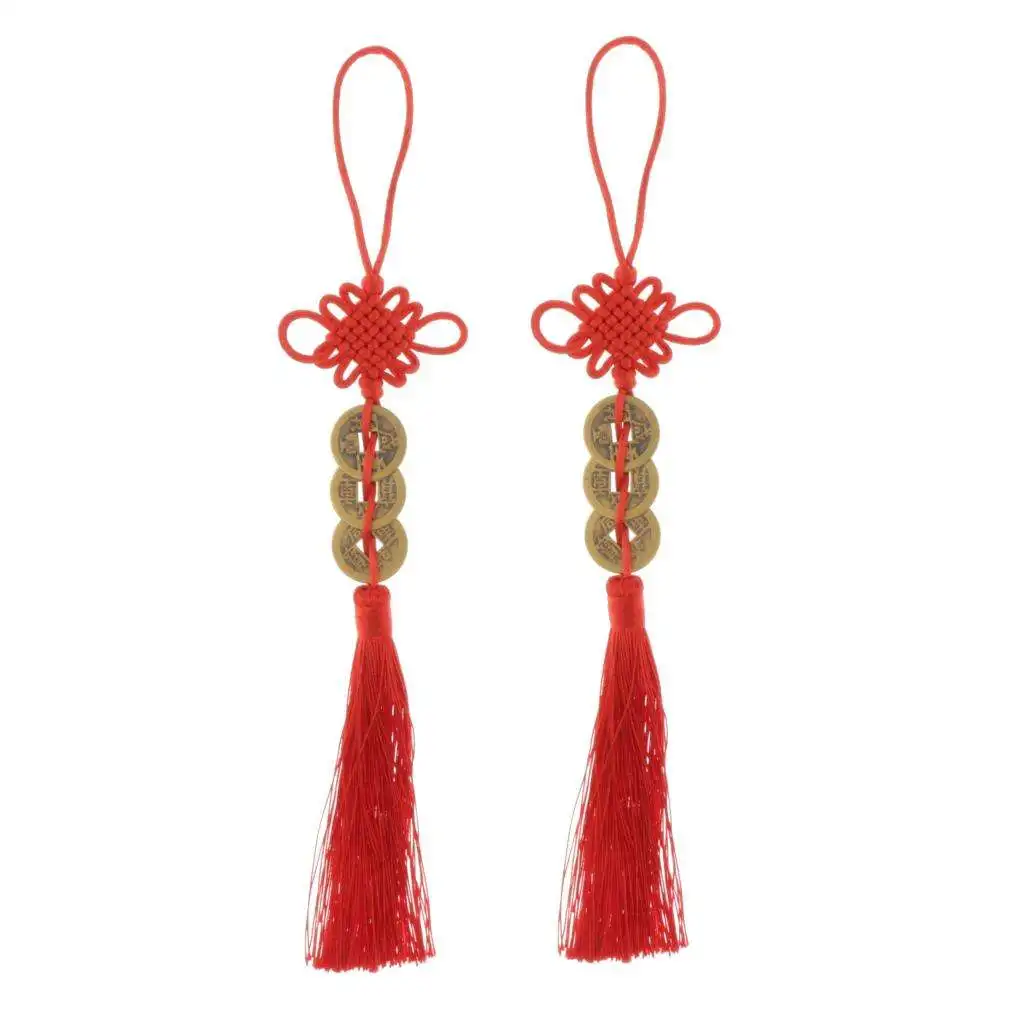 Украшение для автомобиля с изображением китайского узла удачи | Украшения и