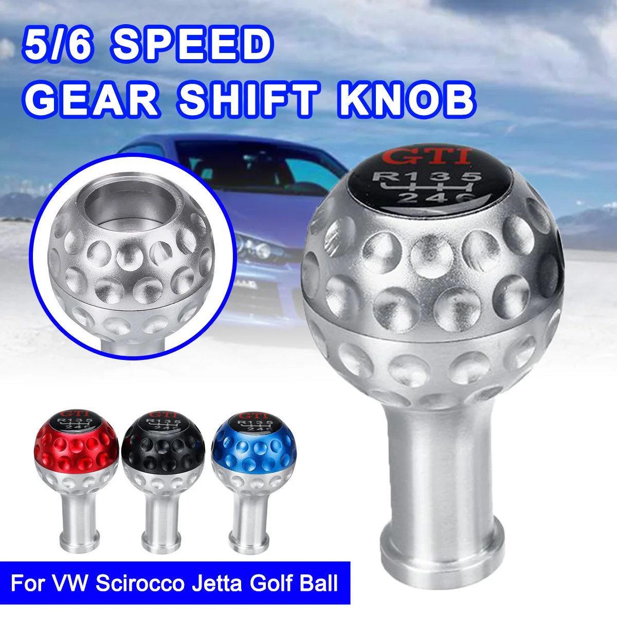 Алюминиевый Рычаг переключения передач для VW Scirocco Jetta Golf Ball 5 и 6 скоростей с