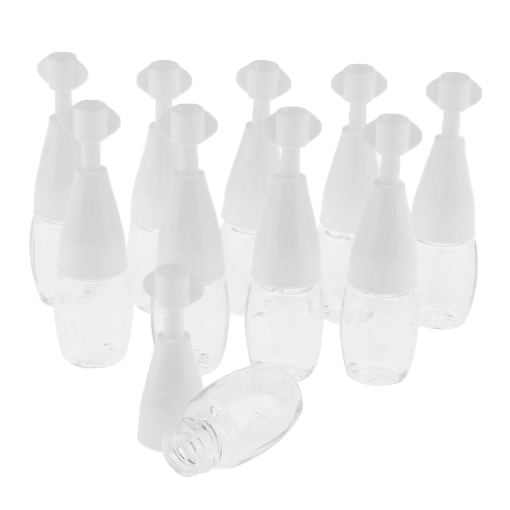 

10x Mini Empty Refillable Dropping Bottles for Essential Oil Perfume Liquids