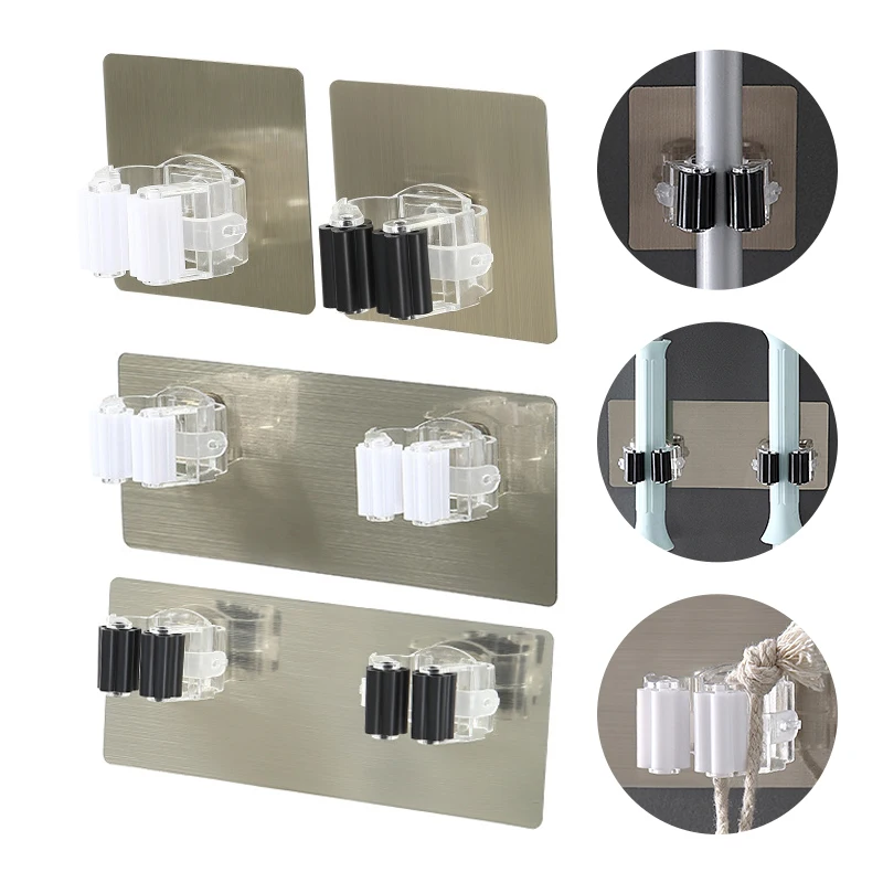 Настенный держатель для швабр|Подставки хранения и стеллажи| |