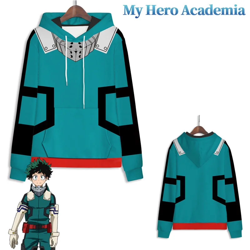 

Cospalay Cosroad Boku No My Hero Academia Midoriya Hoodies Izuku Todoroki Shoto Costume Men Women Sweatshirt Jackets Coat