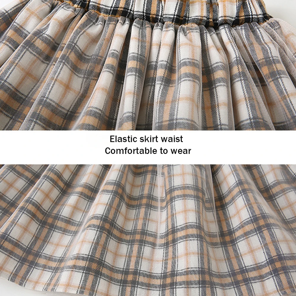 

2021 Fall/Winter Girls'Sweater Set, Plaid Skirt Set, Girls'Suit Children's Clothing Baby Girl Clothes Clothing For Girl Clothes