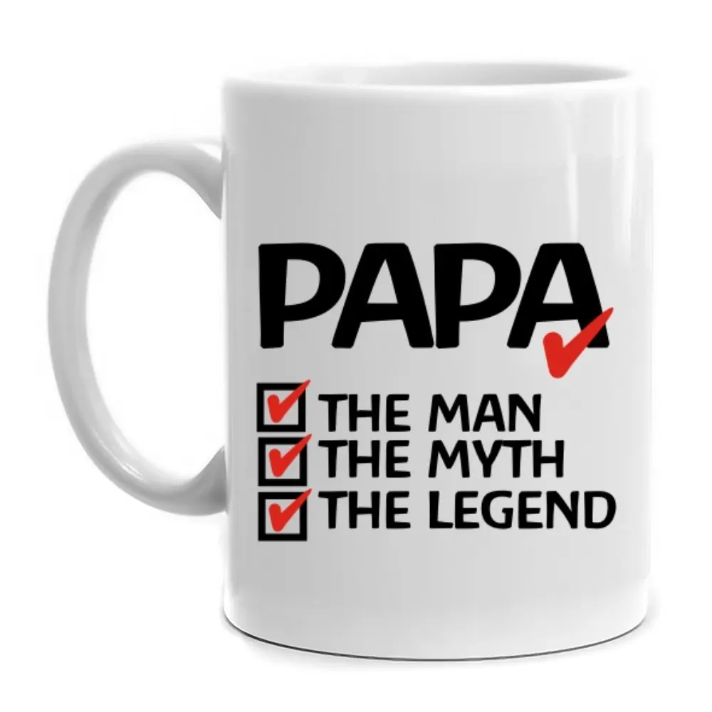Подарочная кружка Papa для папы и дедушки чашка кофе чая 11 унций | Дом сад