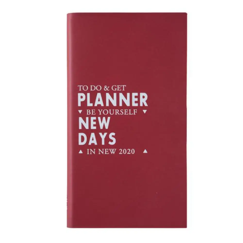Еженедельник книга еженедельник ежедневник записные книжки Bullet Journal Sketchbook для студентов Дневник Школьные принадлежности - Цвет: Red