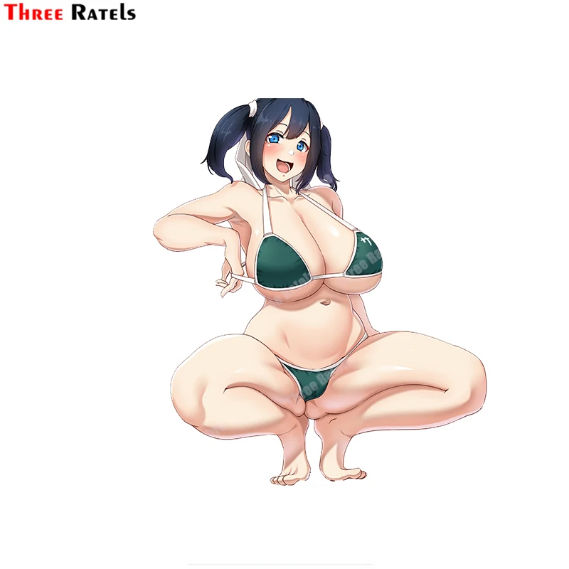 

Three Ratels B61 Souryuu Kantai Collection Sexy Girl Anime Sticker For Passat B6 Car Accessory Auto Decals Anti Scratch Film