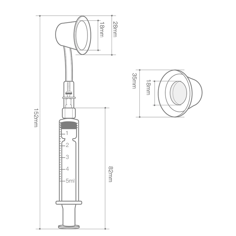 

1 Set Nipple Aspirator Puller Shaper Feeding Sucking For Flat Inverted Nipples Treatment Redress Correction Niplette Attractor
