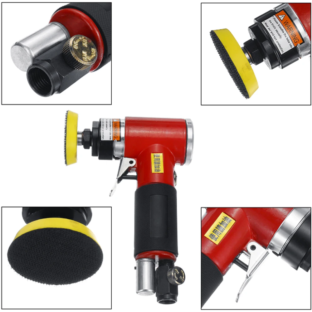 

Пневматическая мини-шлифовальная машина двойного действия, 2-3 дюйма, высокопроизводительная, комплект накладки