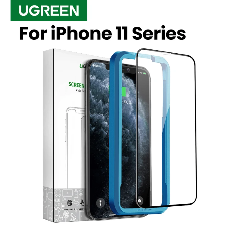 Ugreen Защитное стекло для iPhone 11 Pro Max Новая защита экрана HD прозрачное стекло с полным покрытием на iPhone 11 Pro Max стекло