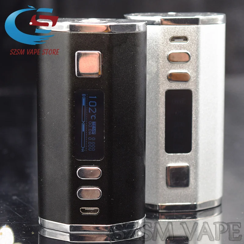 Электронная сигарета Vape 200w коробка дисплей двойной 18650 батарея контроль